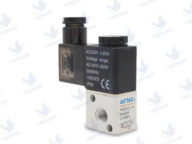 Sản phẩmVan Điện Từ Airtac 3V1-M5: Van Khí Nén 3/2 Way Tác Động Trực Tiếp