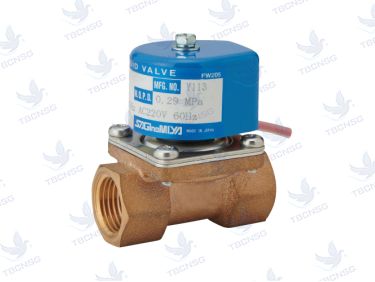 Van điện từ Saginomiya Type HEV - Thân đồng cho nước nóng (0°C đến 95°C)