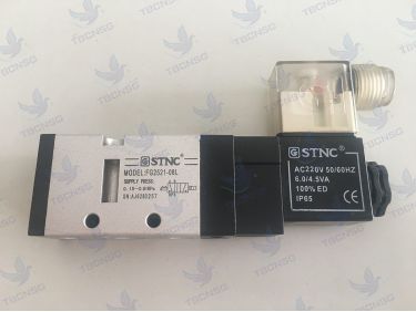 Van Điện Từ STNC TG2521-06 - Van Khí Nén 5/2 Một Đầu Coil, Ren 1/8 Inch
