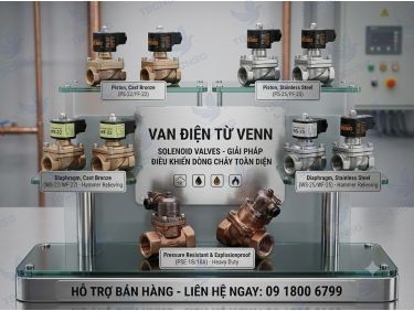 Van điện từ Venn Nhật Bản: Đánh giá chất lượng và model phổ biến