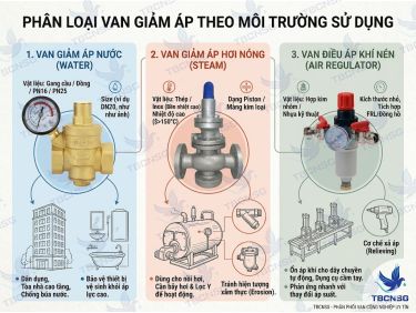 Van giảm áp (Pressure Regulator Valve): Cấu tạo và Lưu ý Kỹ thuật