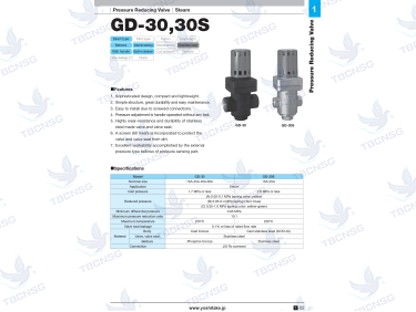 Van giảm áp Yoshitake GD-30 GD-30S