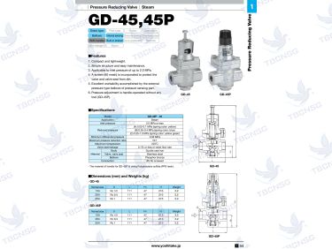 Van giảm áp Yoshitake GD-45P chính hãng