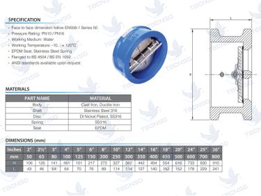 Van một chiều KVS-100 cánh bướm