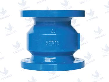 Van một chiều KVS model KVS 105 kiểu lò xo thân gang nối mặt bích
