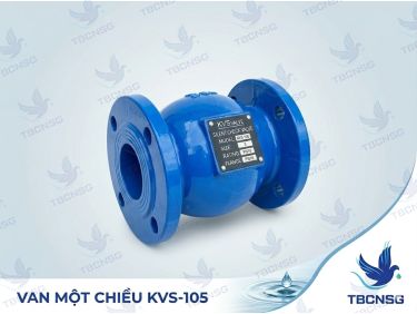 Sản phẩmVan một chiều KVS model KVS 105 kiểu lò xo thân gang nối mặt bích