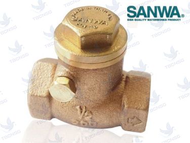Sản phẩmVan một chiều lá lật Sanwa nối ren