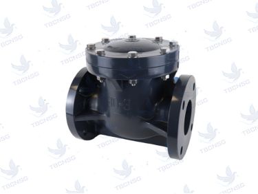 Van một chiều lá lật Shieyu JW300 nối mặt bích
