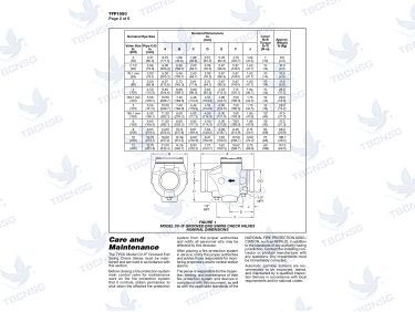 Van một chiều lá lật Tyco CV-1F