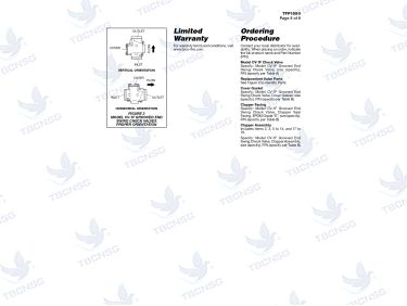 Van một chiều lá lật Tyco CV-1F