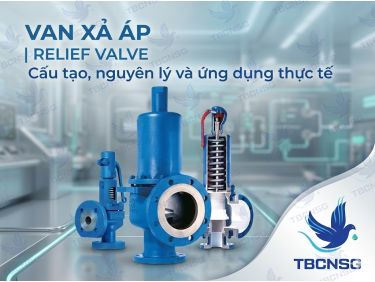 Van xả áp (Relief Valve): Cấu tạo, nguyên lý và kinh nghiệm chọn