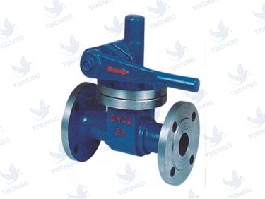 Van xả đáy mặt bích có tay gạt