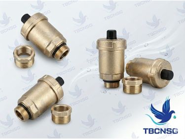 Van xả khí Duyar model T-2360 PN10 thân đồng mạ cron nối ren DN15