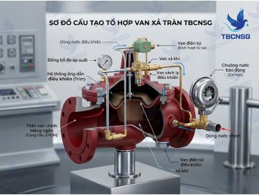 Van Xả Tràn (Deluge Valve): Cấu Tạo, Nguyên Lý Và Kỹ Thuật