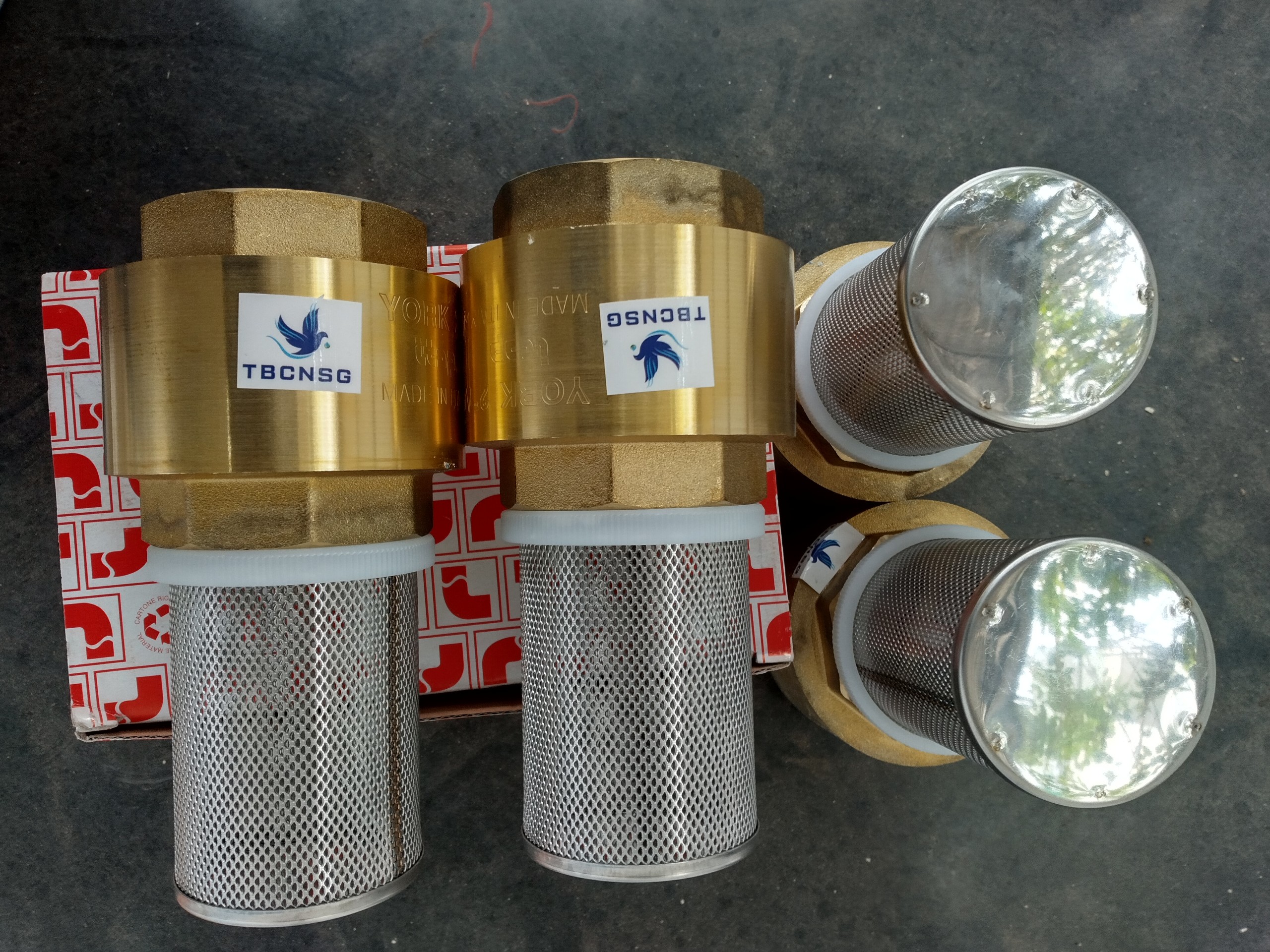 unclogging foot valve